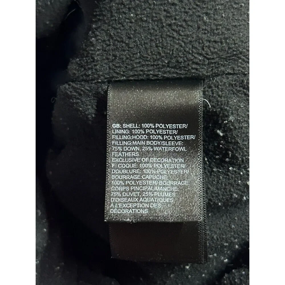 North Face Moondoggy 550-fill Down 4T Puffer Hooded Coat Blue Black